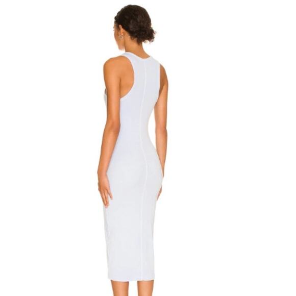 Tularosa Green The Emily Midi Dress in Baby Blue NWT Size Small - Picture 3 of 4